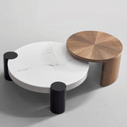 AAH Home - Coffee Table - White - Marble