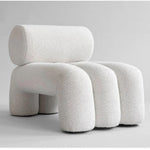 AAH Home - Lounge Chair - Off-White - Velvet
