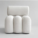 AAH Home - Lounge Chair - Off-White - Velvet