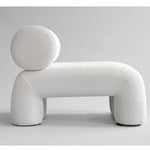 AAH Home - Lounge Chair - Off-White - Velvet