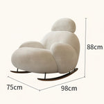 AAH Home - Dining Chair - Off-White - Velvet