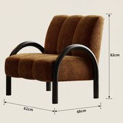 AAH Home - Lounge Chair - Beige - Velvet