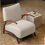 AAH Home - Lounge Chair - White - Sherpa