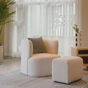 AAH Home Fleece Fabric Overstuffed Multifunction Sofa Chair set for Livingroom Office