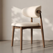 AAH Home - Dining Chair - Off-White - Sherpa
