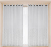 2 Panels Sheer Color Chiffon Tulle Light Window Textile Curtains Drapes for Bedroom Livingroom