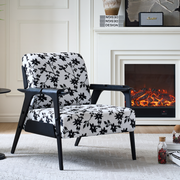 AAH Home - Lounge Chair - White - Velvet