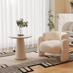 AAH Home - Lounge Chair - Off-White - Velvet