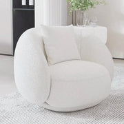 AAH Home Fleece Fabric Overstuffed Multifunction Arc-shaped Sofa set for Livingroom Office AAH HOME