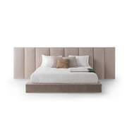 AAH Home Bed Frame Modern Velvet King Queen Size for bedroom Without Mattress