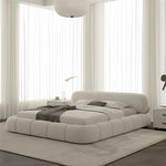 AAH Home - Bed Frame - Off-White - Solid Wood
