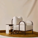 AAH Home - Lounge Chair - Cream - Velvet