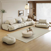 AAH Home Light Luxury Fabric Cloud Shaped Sofa set for Livingroom