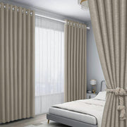 AAH Home - Curtains - Beige - Metal