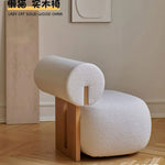 AAH Home - Lounge Chair - Cream - Sherpa