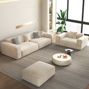 AAH Home - Sofa Set - Beige - Solid Wood