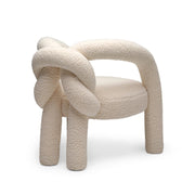 AAH Home - Lounge Chair - Off-White - Velvet
