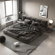 AAH Home - Bed Frame - Beige - Velvet