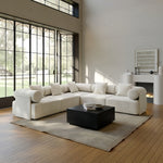 AAH Home - Sofa Set - Off-White - Solid Wood