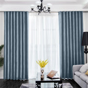 AAH Home - Curtains - Grey - Velvet