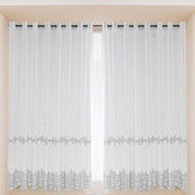 2 Panels Sheer Color Chiffon Tulle Light Window Textile Curtains Drapes for Bedroom Livingroom