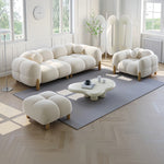 AAH Home - Sofa Set - Off-White - Solid Wood