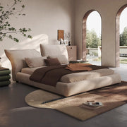 AAH Home - Bed Frame - Beige - Linen