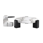 AAH Home - Coffee Table - White - Marble