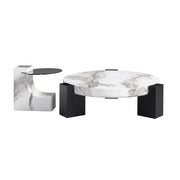 AAH Home - Coffee Table - White - Marble