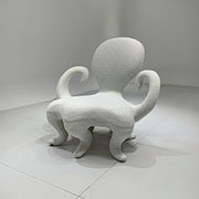 AAH Home - Lounge Chair - Off-White - Sherpa