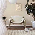 AAH Home - Lounge Chair - Cream - Velvet
