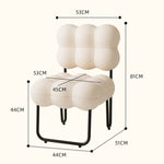 AAH Home - Dining Chair - Cream - Sherpa