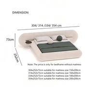 AAH Home - Bed Frame - Beige - Sherpa