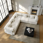 AAH Home - Sofa Set - Off-White - Solid Wood