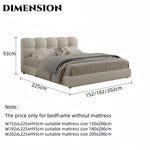 AAH Home - Bed Frame - Beige - Velvet