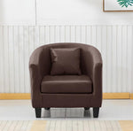 AAH Home - Living Room Sofa - White - Leather