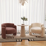 AAH Home - Lounge Chair - Off-White - Velvet
