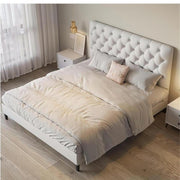 AAH Home - Bed Frame - Off-White - Sherpa