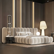 AAH Home - Bed Frame - Cream - Sherpa