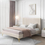 AAH Home - Bed Frame - Off-White - Sherpa