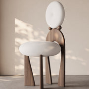 AAH Home - Dining Chair - Off-White - Sherpa