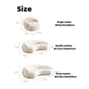 AAH Home Fleece Fabric Overstuffed Multifunction Sofa Chair set for Livingroom Office