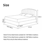 AAH Home Bed Frame Modern King Queen Size for bedroom Without Mattress AAH HOME