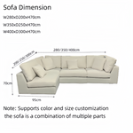 AAH Home - Sofa Set - Cream - Linen
