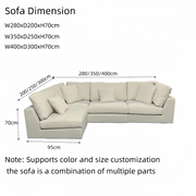 AAH Home - Sofa Set - Cream - Linen