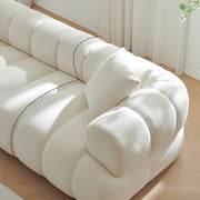 AAH Home Fleece Fabric Overstuffed Multifunction Cloud shaped Sofa Chair set for Livingroom Office