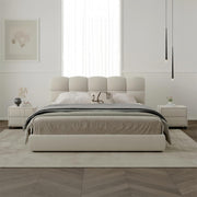 AAH Home - Bed Frame - Beige - Velvet