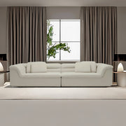 AAH Home Fleece Fabric Overstuffed Multifunction Cloud shaped Sofa Chair set for Livingroom Office