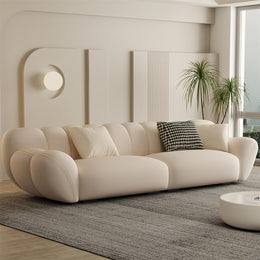 AAH Home - Sofa Set - Cream - Solid Wood