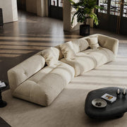 AAH Home Fleece Fabric Overstuffed Multifunction Sofa set for Livingroom Office